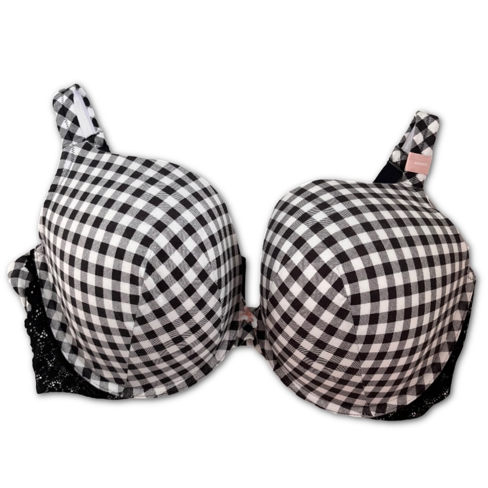Lane Bryant Cacique Cotton Boost Plunge Bra 46DDD